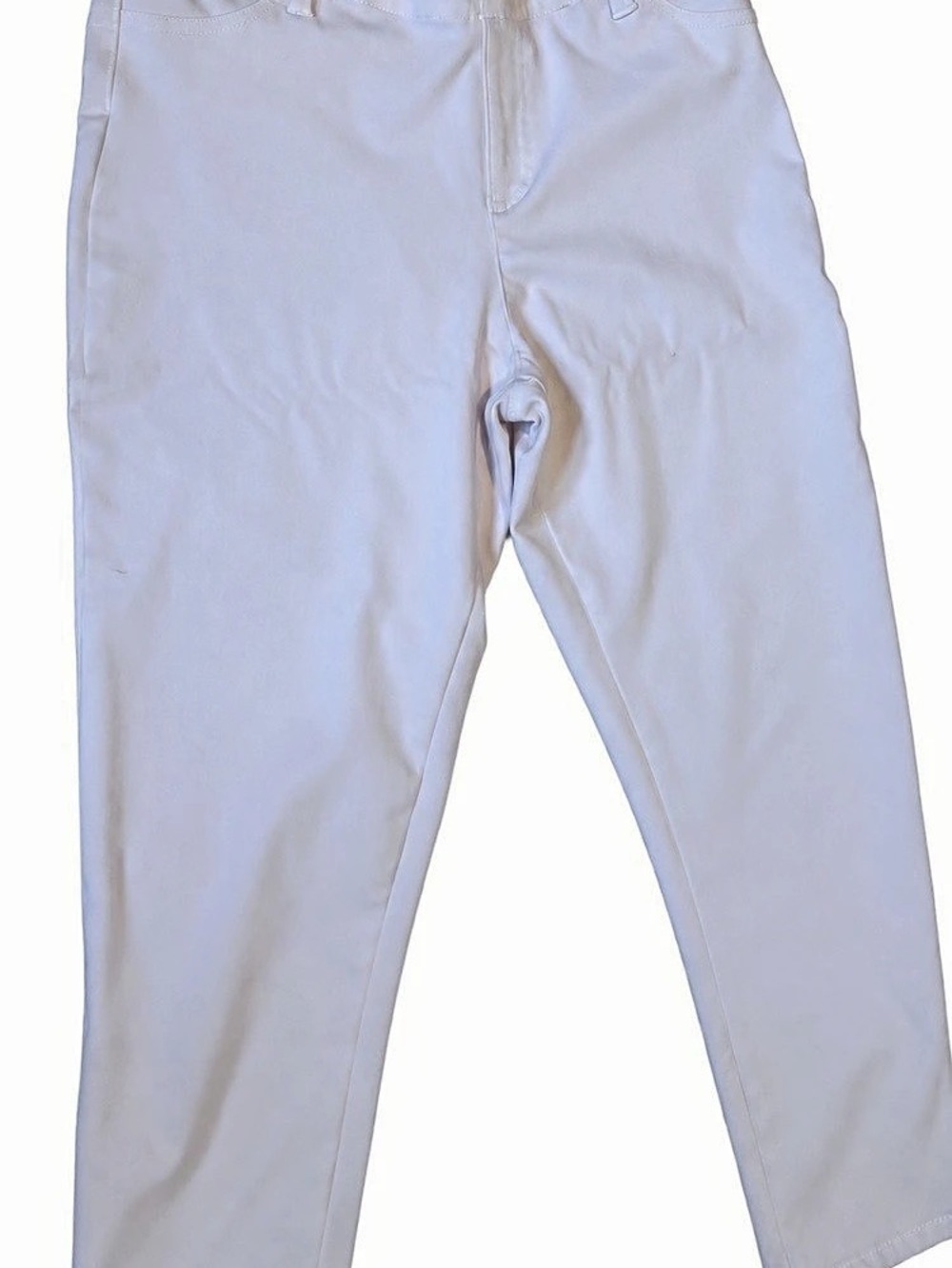 Faded Glory Casual Pants in White Size Large